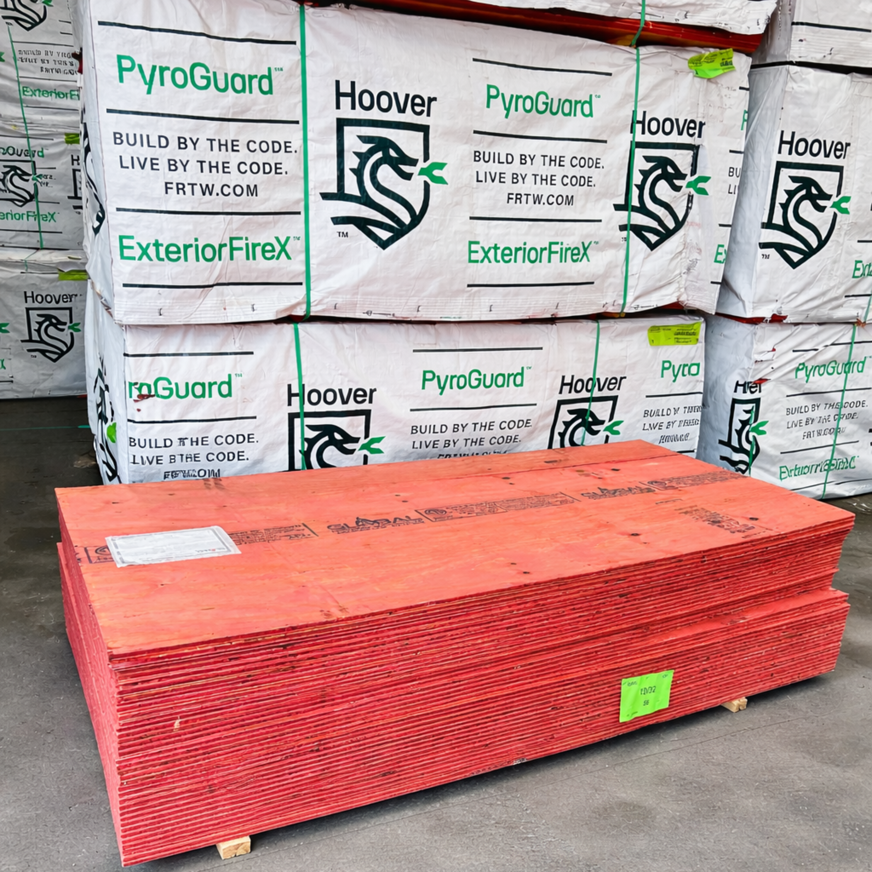 Class A Fire Retardant Rated Plywood Sheathing